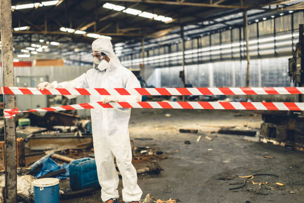 Professional Trauma Scene Cleanup technician working in Patton, CA
